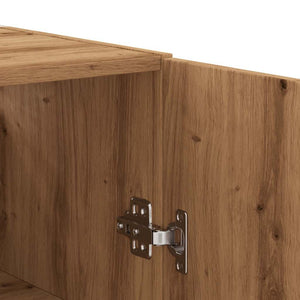 vidaXL Wall Mounted Cabinet Artisan Oak 69.5x34x90 cm