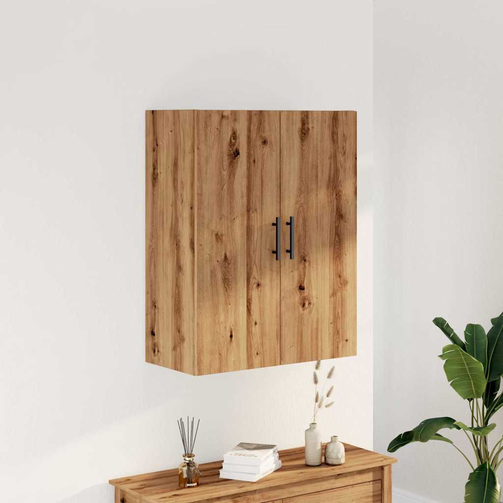 vidaXL Wall Mounted Cabinet Artisan Oak 69.5x34x90 cm