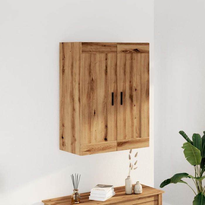 vidaXL Wall Mounted Cabinet Artisian Oak 69.5x34x90 cm Engineered Wood