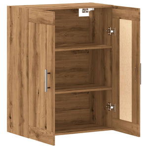 vidaXL Wall Mounted Cabinet Artisian Oak 69.5x34x90 cm Engineered Wood