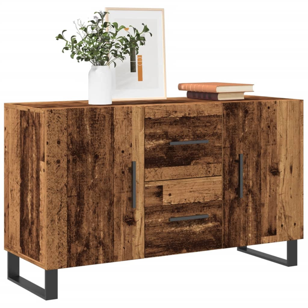 vidaXL Sideboard Old Wood 100x36x60 cm Engineered Wood