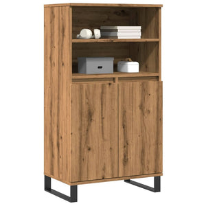 vidaXL Highboard Artisan Oak 60x36x110 cm Engineered Wood