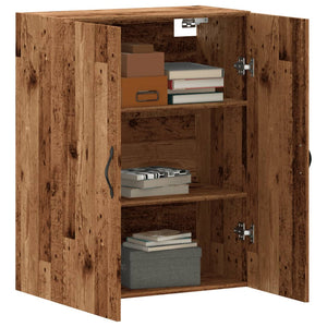 vidaXL Wall Mounted Cabinet Old Wood 69.5x34x90 cm Engineered Wood