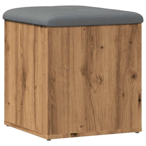 vidaXL Storage Bench Artisan Oak 42x42x45 cm Engineered Wood