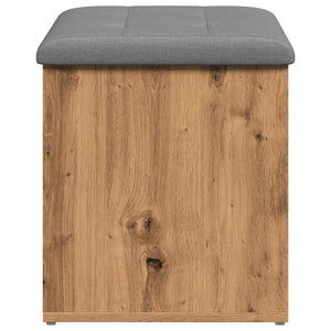 vidaXL Storage Bench Artisan Oak 62x42x45 cm Engineered Wood