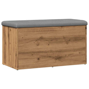 vidaXL Storage Bench Artisan Oak 82x42x45 cm Engineered Wood