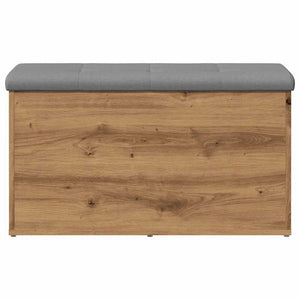 vidaXL Storage Bench Artisan Oak 82x42x45 cm Engineered Wood