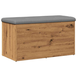 vidaXL Storage Bench Artisan Oak 82x42x45 cm Engineered Wood