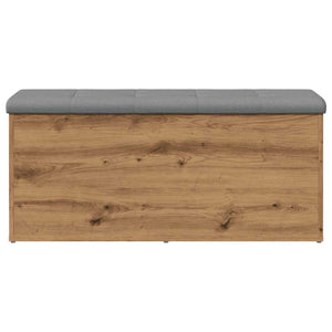 vidaXL Storage Bench Artisan Oak 102x42x45 cm Engineered Wood