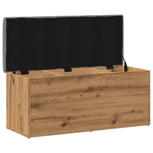 vidaXL Storage Bench Artisan Oak 102x42x45 cm Engineered Wood