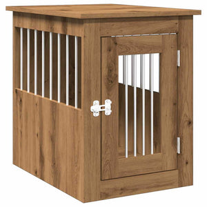 vidaXL Dog Crate Furniture Artisan Oak 45x62x59 cm Engineered Wood