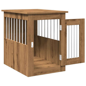 vidaXL Dog Crate Furniture Artisan Oak 45x62x59 cm Engineered Wood