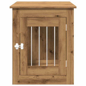 vidaXL Dog Crate Furniture Artisan Oak 55x75x65 cm Engineered Wood