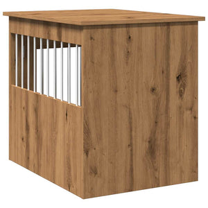 vidaXL Dog Crate Furniture Artisan Oak 55x75x65 cm Engineered Wood