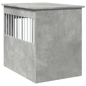 vidaXL Dog Crate Furniture Concrete Grey 55x80x68 cm Engineered Wood