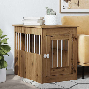 vidaXL Dog Crate Furniture Artisan Oak 55x80x68 cm Engineered Wood