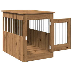 vidaXL Dog Crate Furniture Artisan Oak 55x80x68 cm Engineered Wood