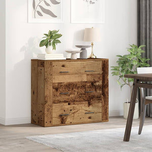 vidaXL Sideboard Old Wood 80x33x70 cm Engineered Wood