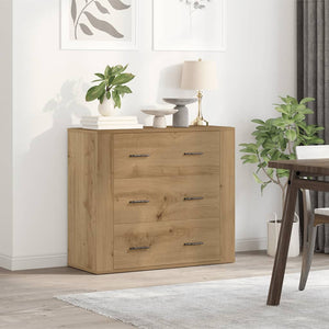 vidaXL Sideboard Artisan Oak 80x33x70 cm Engineered Wood