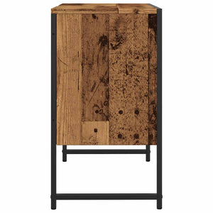 vidaXL Bathroom Sink Cabinet Old Wood 60x33x60 cm Engineered Wood