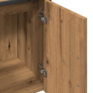 vidaXL Bathroom Sink Cabinet Artisan Oak 60x33x60 cm Engineered Wood