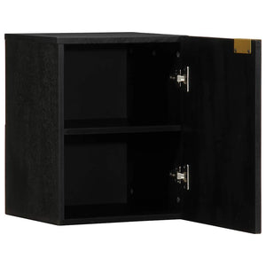 vidaXL Bathroom Hanging Cabinet Black 38x33x48 cm Engineered Wood