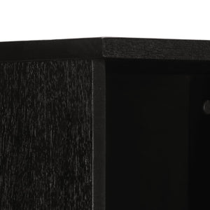 vidaXL Bathroom Cabinet Black 38x33x160 cm Solid Wood Mango