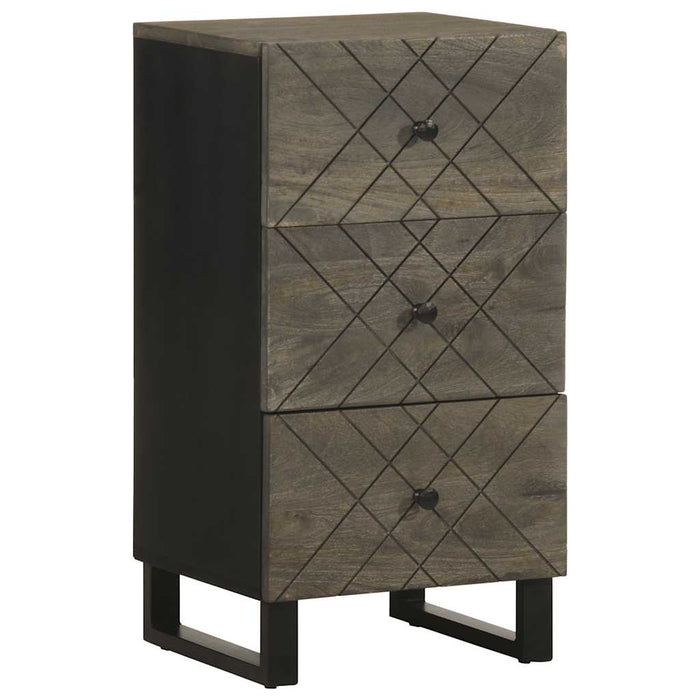 vidaXL Sideboard Black 40x33x75 cm Solid Wood Mango