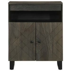 vidaXL Sideboard Black 60x33x75 cm Solid Wood Mango