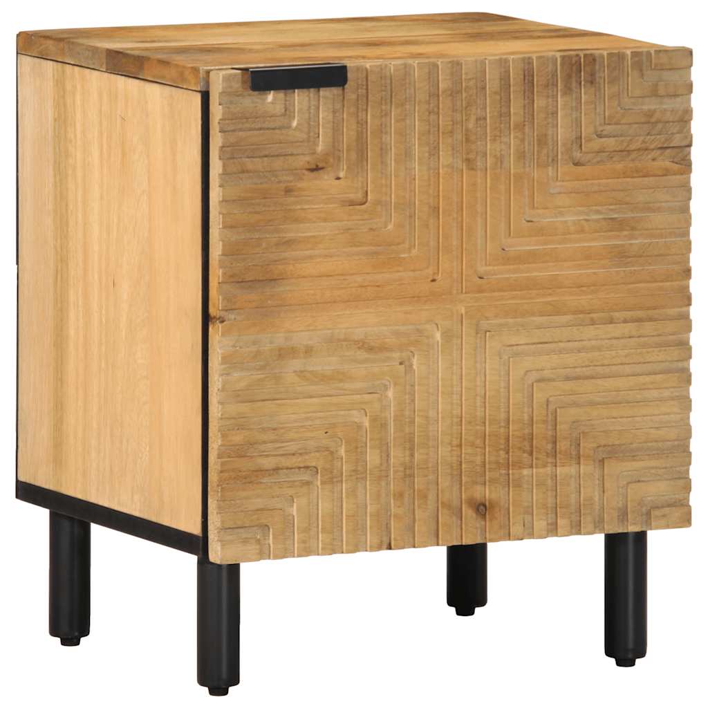 vidaXL Bedside Cabinet Brown 40x33x46 cm Solid Wood Mango