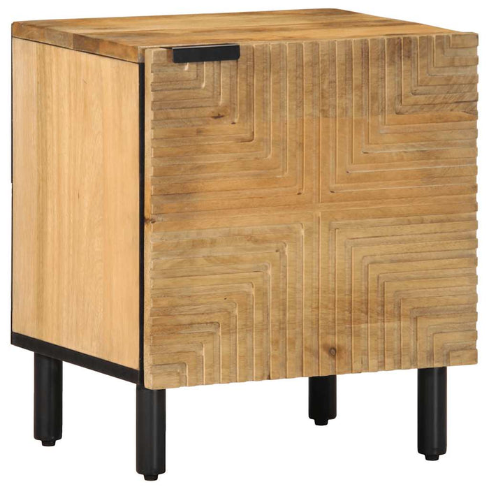 vidaXL Bedside Cabinet Brown 40x33x46 cm Solid Wood Mango