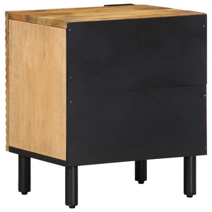 vidaXL Bedside Cabinet Brown 40x33x46 cm Solid Wood Mango