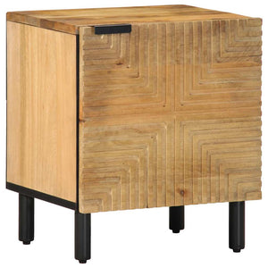 vidaXL Bedside Cabinets 2 pcs Brown 40x33x46 cm Solid Wood Mango