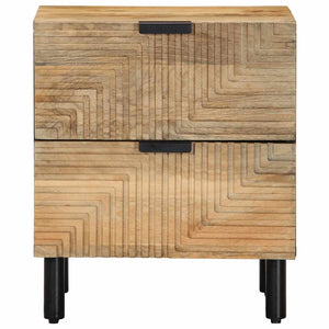 vidaXL Bedside Cabinet Brown 40x33x46 cm Solid Wood Mango