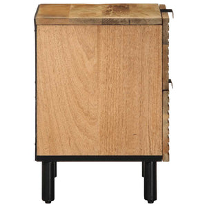 vidaXL Bedside Cabinet Brown 40x33x46 cm Solid Wood Mango