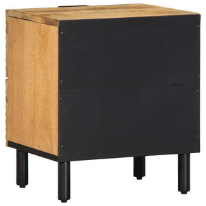 vidaXL Bedside Cabinet Brown 40x33x46 cm Solid Wood Mango