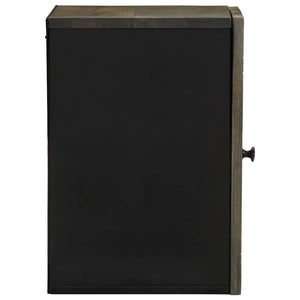 vidaXL Bathroom Wall Cabinet 38x33x48 cm Solid Wood Mango