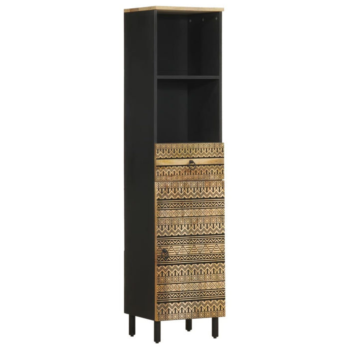 vidaXL Bathroom Cabinet 38x33.5x160 cm Solid Wood Mango