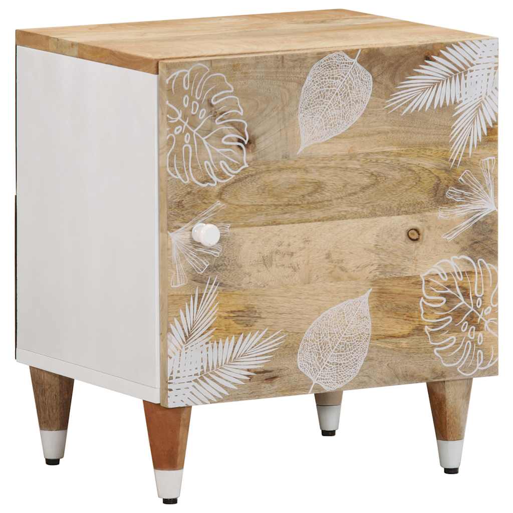 vidaXL Bedside Cabinet 40x33.5x46 cm Solid Wood Mango