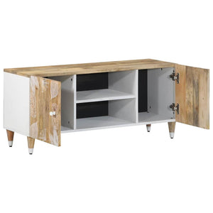 vidaXL TV Cabinet 105x33.5x46 cm Solid Wood Mango