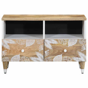 vidaXL TV Cabinet 70x33.5x46 cm Solid Wood Mango