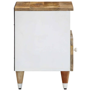 vidaXL Bedside Cabinet 40x33x46 cm Solid Wood Mango