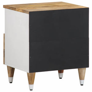 vidaXL Bedside Cabinet 40x33x46 cm Solid Wood Mango