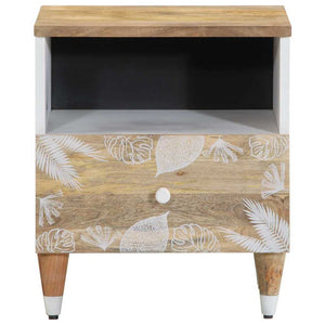 vidaXL Bedside Cabinets 2 pcs 40x33x46 cm Solid Wood Mango