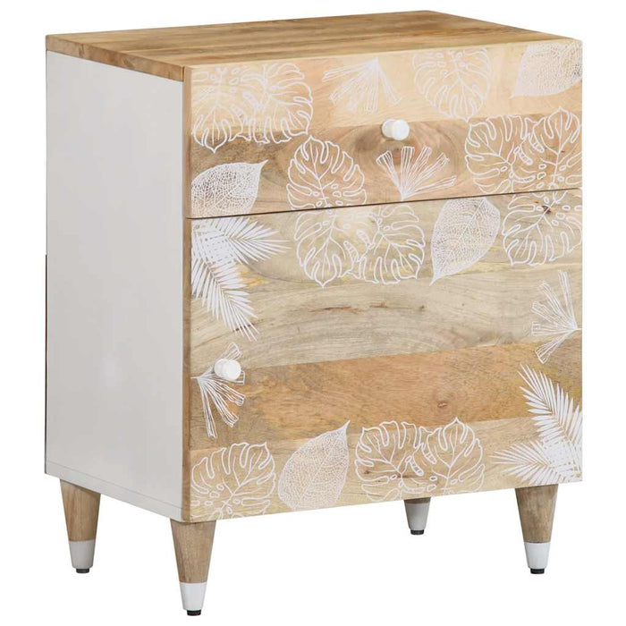 vidaXL Bedside Cabinet 50x33x60 cm Solid Wood Mango