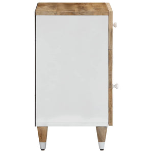 vidaXL Bedside Cabinet 50x33x60 cm Solid Wood Mango