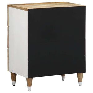 vidaXL Bedside Cabinet 50x33x60 cm Solid Wood Mango