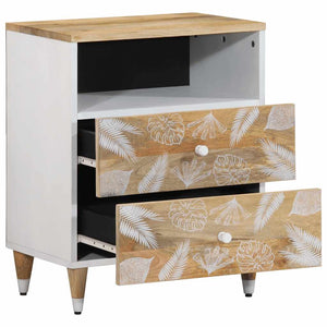 vidaXL Bedside Cabinet 50x33x60 cm Solid Wood Mango