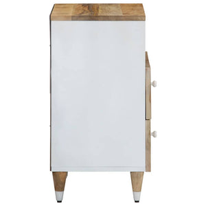 vidaXL Bedside Cabinet 50x33x60 cm Solid Wood Mango