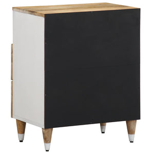 vidaXL Bedside Cabinet 50x33x60 cm Solid Wood Mango